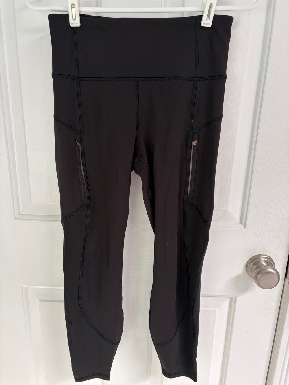 Athleta Black Unbrushed Ranier Leggings